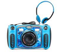 VTech Kidizoom Duo 5.0 Deluxe Digital Selfie Camera Lecteur MP3 Casque Bleu