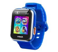 VTech Kidizoom DX2 Montre connectée pour enfants, tactile, couleur bleue, 5 | Double appareil photo, écran tactile, capteur de mouvement, résistant aux chocs, langue italienne