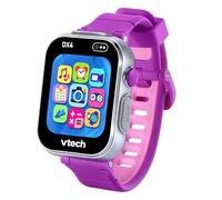 VTech KidiZoom DX4 Smartwatch Couleur Framboise, Double Appareil Photo pour Photos et Selfies, Jeux, podomètre, écran Vertical Couleur, Lecteur de Musique, Version ESP