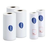VTech - KidiZoom Print Cam, Recharge Papier Thermique et Autocollant Blanc, Accessoire Appareil Photo Enfant à Impression Instantanée, Pack de 5 Bobines, Cadeau Enfant Dès 5 Ans - Contenu en Français