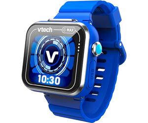 Vtech KidiZoom Smart Watch Max en Bleu - Montre pour Enfant avec Double caméra pour Photos et vidéos, de Nombreux Jeux, Fonctions variées, etc. - pour Enfants de 5 à 12 Ans