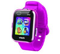VTech Kidizoom Smartwatch DX2 Magenta, Montre Interactive pour Enfants avec Double Appareil Photo, écran Tactile Couleur, Montre Intelligente avec capteur de Mouvement, résistante aux Chocs, Langue