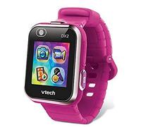 VTech - KidiZoom SmartWatch DX2 Rose Framboise, Montre Digitale Enfant, Photo, Selfie, Vidéo, Écran Tactile Vertical, Jouet High-Tech, Cadeau Enfant et Ado de 5 Ans à 13 Ans - Contenu en Français