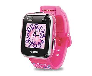 VTech - KidiZoom SmartWatch DX2 Rose, Montre Digitale Enfant, Photo, Selfie, Vidéo, Écran Tactile Vertical, Jouet High-Tech, Cadeau Enfant et Ado de 5 Ans à 13 Ans - Contenu en Français