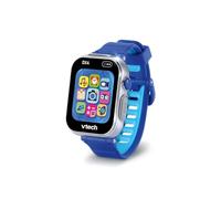 VTech - KidiZoom SmartWatch DX4 Bleue - Montre Digitale Enfant 16 en 1 avec Écran Tactile Couleur, Jeux, Applications, Appareil Photo et Vidéo - Cadeau Enfant Dès 5 Ans - Contenu en Français