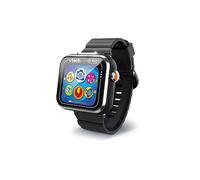 VTech - KidiZoom SmartWatch Max Noire, Montre Digitale Enfant, Photo, Selfie, Vidéo, Écran Tactile Horizontal, Jouet High-Tech, Cadeau Enfant et Ado de 5 Ans à 14 Ans - Contenu en Français