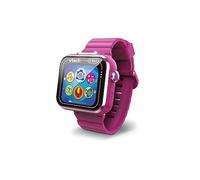 VTech - KidiZoom SmartWatch Max Rose Framboise, Montre Digitale Enfant, Photo, Selfie, Vidéo, Écran Tactile Horizontal, Jouet High-Tech, Cadeau Enfant et Ado de 5 Ans à 14 Ans - Contenu en Français