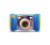 VTech - KidiZoom Smile Bleu, Appareil Photo Numérique Enfant 7 en 1, Photos Et Vidéos, Ã‰Cran Couleur, Filtres, Cadres Et Effets Rigolos, Cadeau Enfant De 3 Ans Ã€ 10 Ans - Contenu en Français