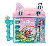 VTech - La Maison-Livre Éducative Gabby et La Maison Magique - Livre Interactif Enfant de 14 Pages Illustrées, Jeux Éducatifs - Jouet Gabby Chat - Cadeau Enfant de 3 Ans à 7 Ans - Contenu en Français