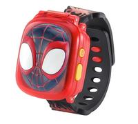 VTech - La Montre-Jeu Interactive de Spin - Montre Enfant Spidey avec Écran Animé, Bracelet Réglable, 9 Cadrans, 4 Jeux Éducatifs - Jouet Marvel - Cadeau Enfant de 3 Ans à 7 Ans - Contenu en Français
