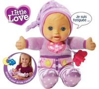 VTECH - Little Love - Mon Bébé a Bercer - Poupée Interactive Rose - Des 12 mois
