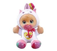 VTech Little Love - Süßes Einhorn, interaktive Puppe, die die Farben spricht und beibringt, indem Sie Ihren Bauch drücken, hören Sie die Pflege und lernen Sie über Ihre Tierwelt (3480-526322)