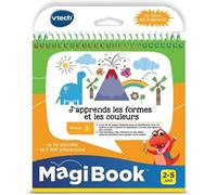 VTech - MagiBook, Livre Éducatif Enfant Niveau 1 J'apprends Les Formes et Les Couleurs, Pages Illustrées et Interactives, Cadeau Garçon et Fille de 2 Ans à 5 Ans - Contenu en Français