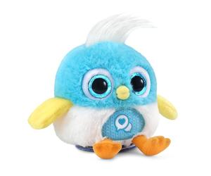 VTech LoLibirds Lolito Blue, Oiseau interactif en Peluche à Placer sur l'épaule, Animaux Qui répètent ce Que Vous Dites, chantent, trinan, Cadeau pour Enfants de 4 à 10 Ans, Contenu en Espagnol