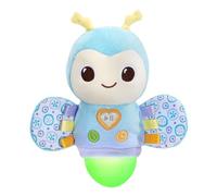 VTech Luciole pour bébé - Jouet apaisant pour bébé avec lumières, sons de la nature et berceuses, couleurs et textures pour jeu sensoriel, cadeau pour enfants de 0, 3, 6, 9 mois et plus, version