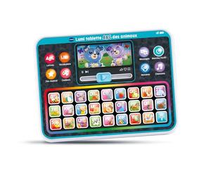 VTech - Lumi Tablette ABC des Animaux - Tablette Lumineuse Enfant - Jouet Éducatif pour Apprendre Les Couleurs - Jeux Alphabet, Jeu Musical - Cadeau Enfant Dès 1 an - Contenu en Français