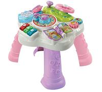 VTech - Ma Table d'Activités Bilingue Rose, Table Multi-Jeux Bébé Interactive et Évolutive, Jouet d'Activité et de Développement, Éveil Musical, Cadeau Bébé Dès 9 Mois - Contenu en Français et Anglais