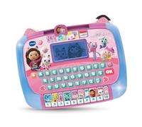 VTech Ma Tablette Éducative Gabby et la Maison Magique, Tablette Lumineuse | Tablette Enfant dès 3 Ans avec Effets Lumineux Multicolores, Clavier Abécédaire, Piano et Jeux Gabby en Français