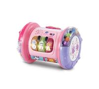 VTech - Magi Rouleau Tam-Tam 3 en 1 Rose - Jouet Musical Évolutif - Tambour Enfant Qui Roule, Motricité Bébé - Jouet d'Activité et de Développement - Cadeau Bébé Dès 9 Mois - Contenu en Français