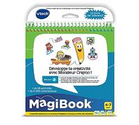 VTech - MagiBook, Livre Éducatif Enfant Niveau 2 Développe ta Créativité avec M. Crayon, Pages Illustrées et Interactives, Cadeau Garçon et Fille de 4 Ans à 7 Ans - Contenu en Français