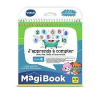 VTech - MagiBook, Livre Éducatif Enfant Niveau 2 J'apprends à Compter, Pages Illustrées et Interactives, Cadeau Fille et Garçon de 4 Ans à 6 Ans - Contenu en Français
