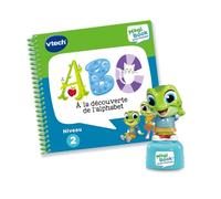 VTech - MagiBook Story'Friends ABC À la Découverte de l'Alphabet - Livre Jeu Éducatif avec Figurine Grenouille - Niveau Moyenne Section à CP - Cadeau Enfant de 4 Ans à 6 Ans - Contenu en Français