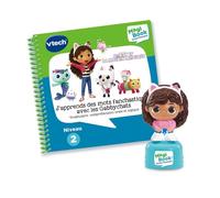 VTech - MagiBook Story'Friends J’apprends des Mots Fanchastiques avec Les Gabbychats - Livre Jeu Éducatif avec Figurine Gabby - Niveau Primaire - Cadeau Enfant de 4 Ans à 8 Ans - Contenu en Français