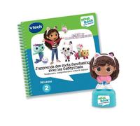 Livre interactif Vtech MagiBook Story’Friends J’apprends des mots fanchastiques avec les Gabbychats et Figurine Multicolore G