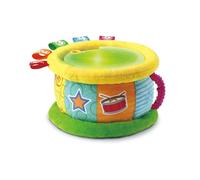 VTech Magique Tambour Lumineux, Jeu pour Enfants bilingue Italien et Anglais, 4 Modes de Jeu, Effets Lumineux, Volume réglable, arrêt Automatique, Piles incluses, 6 à 36 Mois