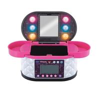 VTech - Mallette secrète de maquillage, boîte à bijoux interactive, code personnel, miroir, jouet enfants à partir de 5 ans, couleur noire, écran LCD, activités magiques, Bluetooth, radio, version ESP