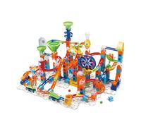 VTech Marble Rush Adventure Kit de Circuit à billes, jouet de construction avec 10 billes et 128 blocs de construction, code couleur, musique et son, pour enfants à partir de 4 ans, multicolore, 31,8