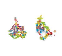 VTech - Marble Rush, Circuit à Billes Électronique Adventure Park Challenge L300E & Marble Rush, Circuit à Billes Beginner Set S200, Jeu de Construction, 47 Pièces, 5 Billes, Cadeau Enfant Dès 4 Ans