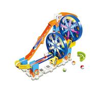 VTech Circuit à billes Marble Rush M300E – roues motorisées, bleu multicolore, enfant mixte