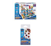 VTech - Marble Rush, Circuit à Billes - Rocket Set Electronic M100 - Construction - Dès 4 Ans + Pack De 10 Marblebilles - Accessoires Marble Rush, Circuit De Billes