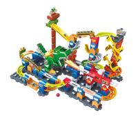 VTech Circuit à billes Marble Rush Dino Adventures Set magnétique XL400E