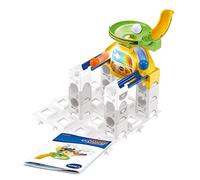 VTech - Marble Rush, Extension Électronique Circuit à Billes Tourbillon Sons et Lumières, Jeu de Construction, 4 Pièces, 3 Billes, Cadeau Enfant Dès 4 Ans - Contenu en Français