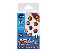 VTech - Marble Rush, Pack Recharge, 10 Billes Colorées et Illustrées, Accessoire Circuit à Billes, Cadeau Enfant Dès 4 Ans - Contenu en Français