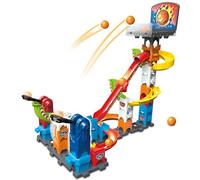 VTech Marble Rush S500 Kit de Basket-Ball interactif avec 41 pièces, 6 MarBalls, Options de Montage polyvalentes, favorise la créativité et la motricité