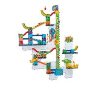 VTech - Marble Rush Ultimate Vertical Run V100E - Circuit à Billes Électronique à la Verticale, 93 Pièces et 10 Billes - Jeu de Construction à Fixer - Cadeau Enfant Dès 6 Ans - Contenu en Français