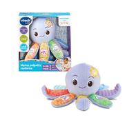 VTech Marina Polipetta Canterina, Animal en Peluche interactif avec 18 chansons, mélodies, Mode Musique et Nature, 3 Boutons interactifs, Langue Italienne, Piles incluses, 3-36 Mois