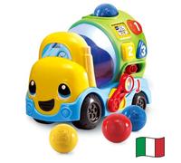 VTech Max Mixa Couleurs, Camion Parlant avec 5 mélodies, reconnaît et mélange des Couleurs, 3 Modes de Jeu, Volume réglable, arrêt Automatique, Langue Italienne, Piles incluses, 12-36 Mois