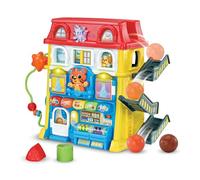VTech Maxi Maison Multi-Activités, Jouet de Manipulation Bébé dès 9 Mois | Cube d'Activités en Grande Maison Interactive avec Trieur de Formes, Panier de Basket et Éléments de Jeu à Manipuler