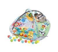 VTech - Maxi Tapis d'Éveil Sensoriel 7 en 1, Tapis d'Éveil Évolutif, Piscine à Balles, Jouet d'Activité et de Développement, Xylophone Lumineux, Hochets, Cadeau de Naissance - Contenu en Français
