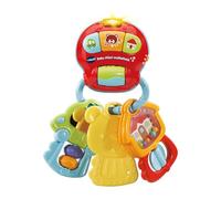VTech Mes premières clés 3 en 1, hochet interactif avec capteur de Mouvement, hochet Nouveau-né avec Bouton Lumineux, Jeu bébé avec mélodies et Phrases, Langue Italienne, Piles incluses, 0-36 Mois