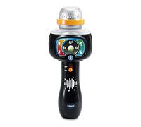 VTech Microphone pour Enfants karaoké Chante avec Moi, Jouet pour Enfants +2 Ans, Version espagnole, Noir