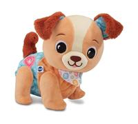 VTech Milo Scodinzolo et Marmino, Peluche Interactive avec 3 chansons et 15 mélodies, Queue Qui se déplace, Développement sensoriel, Arrêt Automatique, Langue Italienne, Batteries incluses, 9-36 Mois