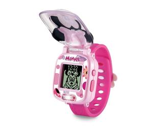 VTech Minnie's Montre éducative pour Enfants avec Affichage numérique, chronomètre, réveil et Jeux éducatifs pour Enfants de 3 à 6 Ans