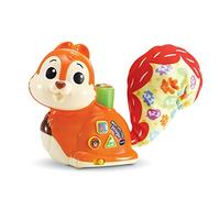 VTech - Mon Ami Rouli Boogie, Écureuil Interactif pour Inciter Bébé à Marcher- 9/36 Mois - Version FR