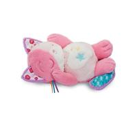 VTech - Peluche Mon Chaton Douce Nuit Rose - Respire et ronronne, veilleuse musicale