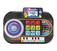 VTech Mon mini table de mixage - Pupitre DJ interactif avec effets de lumière, touches de piano et table tournante - Pour mixer et enregistrer de la musique - Pour enfants de 3 à 7 ans